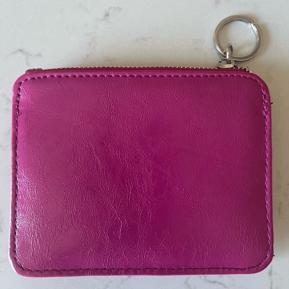 Slim Credit Card Holder / ID Case / Card Wallet Pink - NWT - Picture 3 of 3
